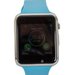 Smartwatch cu Telefon iUni A100i, BT, LCD 1.54 Inch, Camera, Albastru + Card MicroSD 4GB Cadou